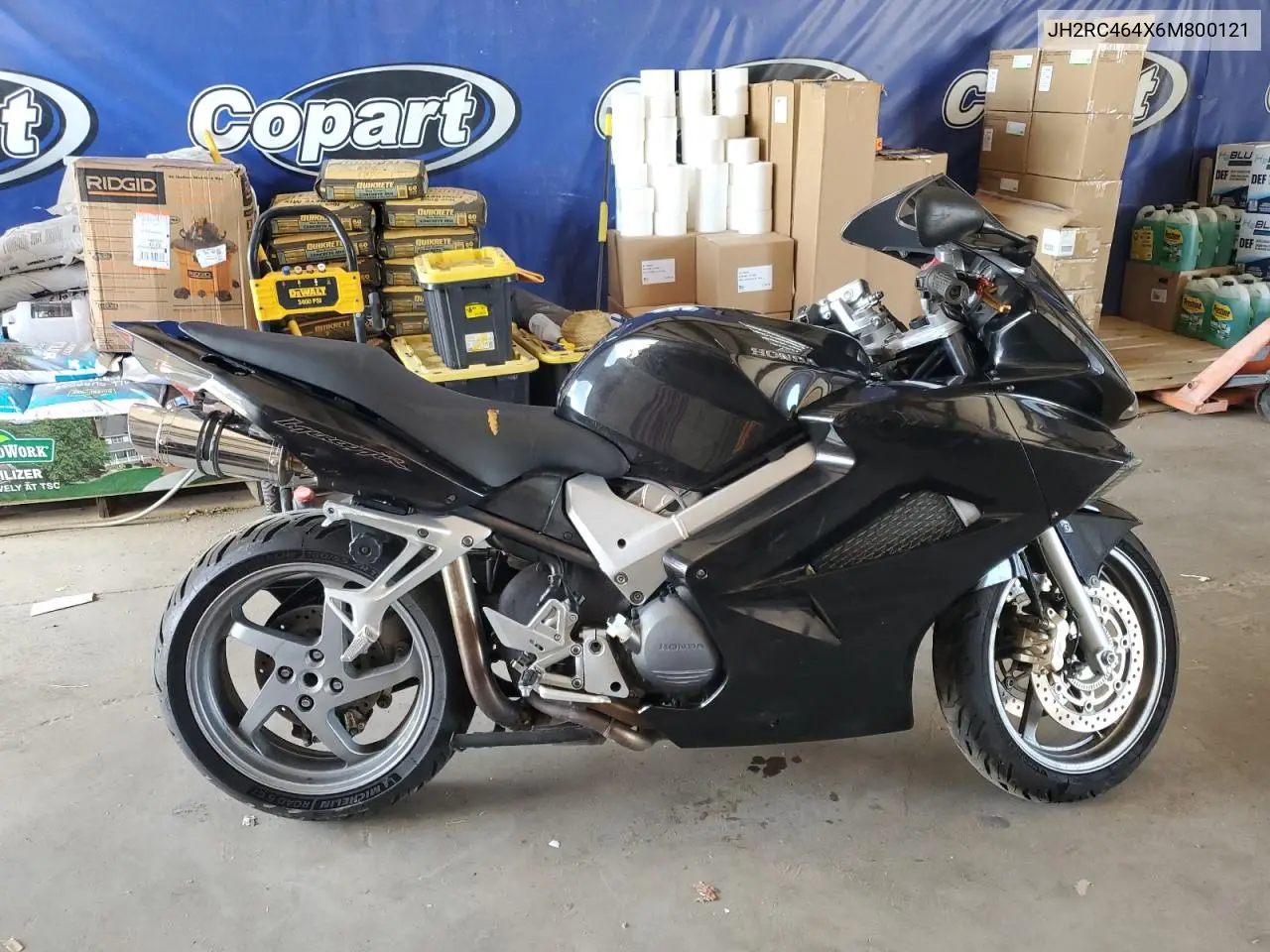 2006 Honda Vfr800 A VIN: JH2RC464X6M800121 Lot: 61500815