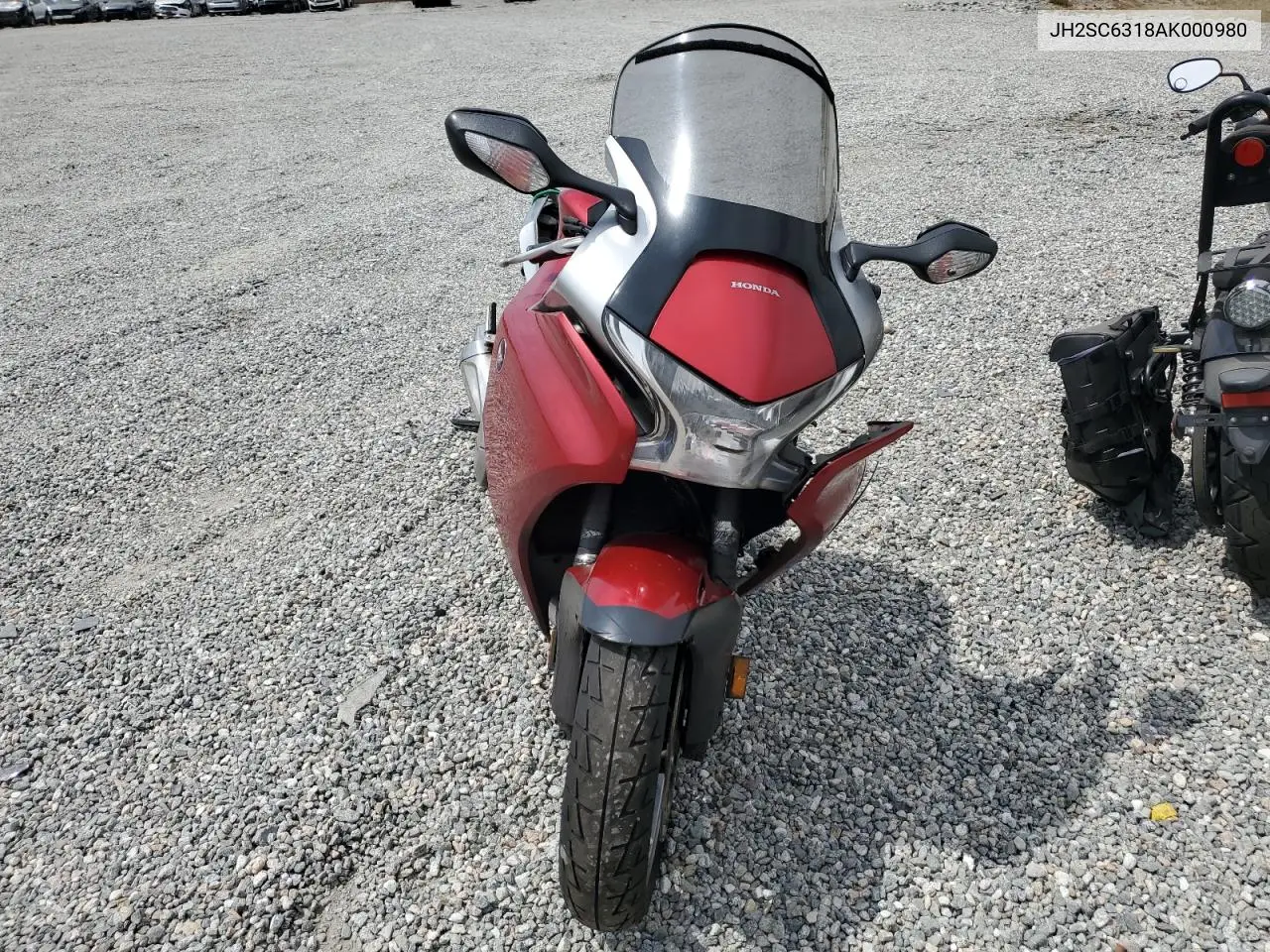 2010 Honda Vfr1200 F VIN: JH2SC6318AK000980 Lot: 61324445