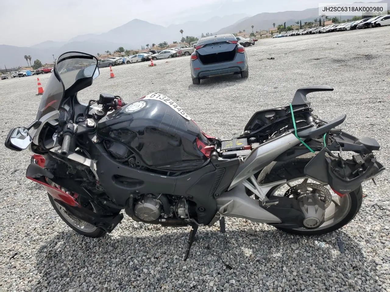 2010 Honda Vfr1200 F VIN: JH2SC6318AK000980 Lot: 61324445