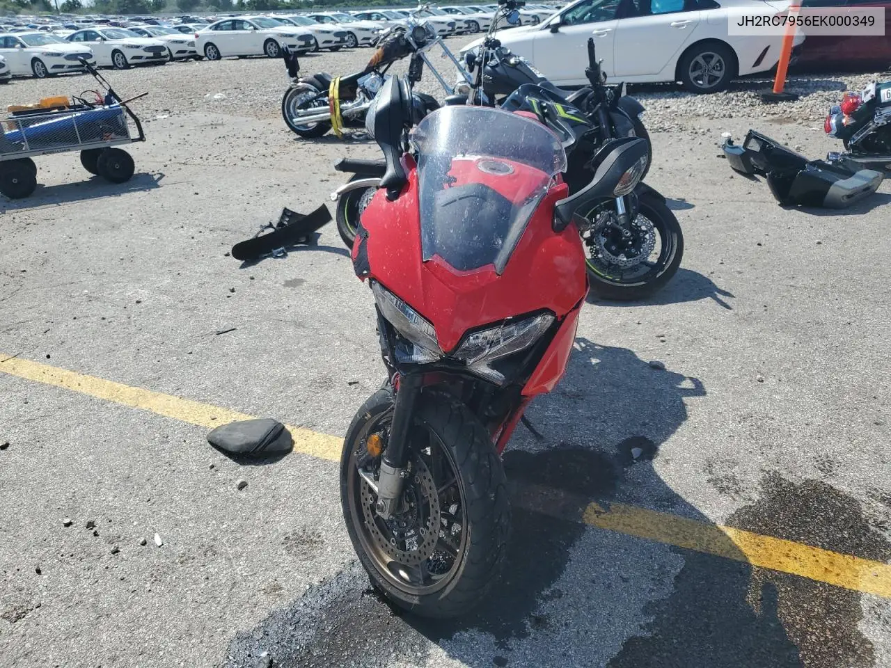 2014 Honda Vfr800 F VIN: JH2RC7956EK000349 Lot: 64216815