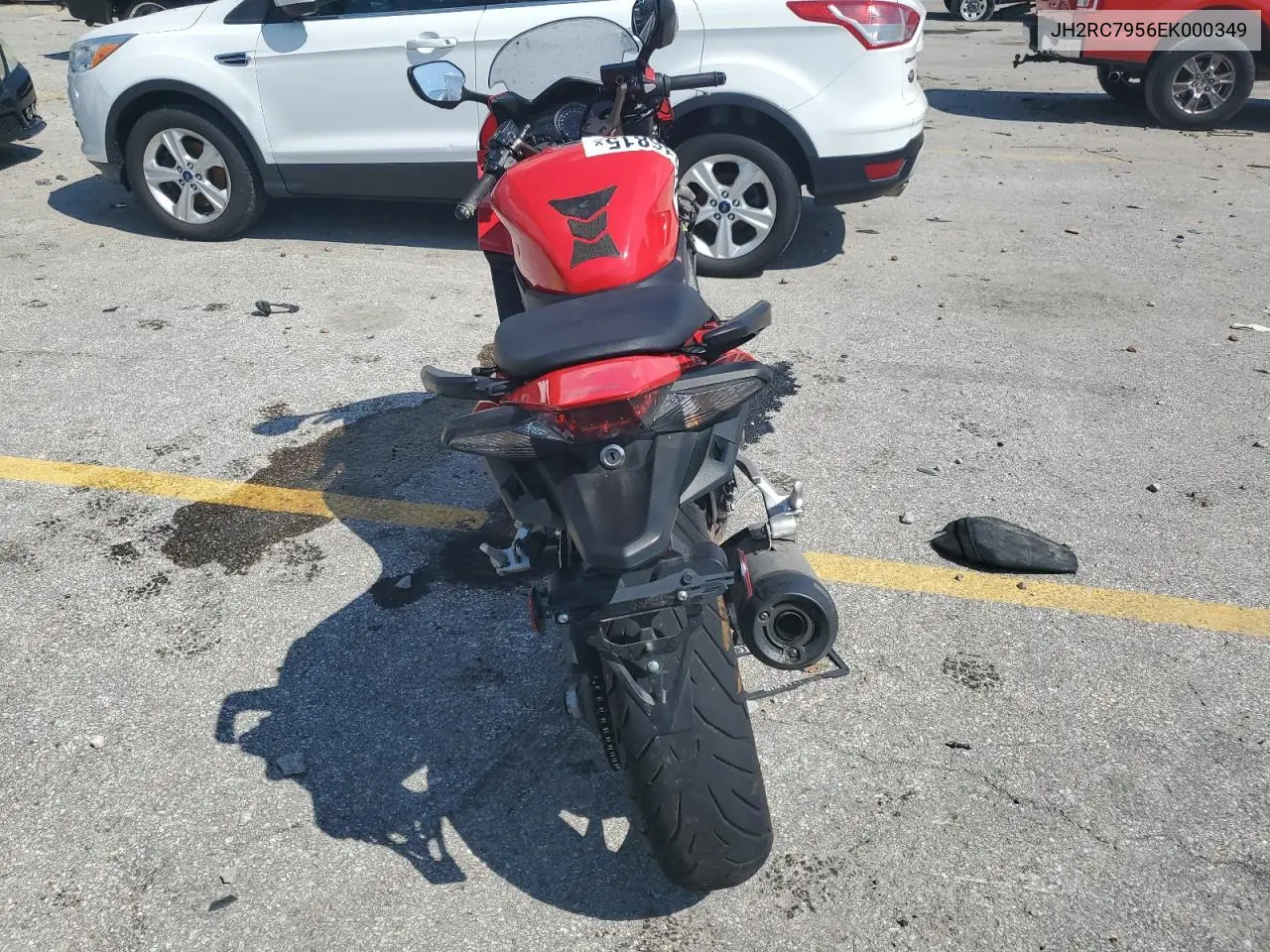 2014 Honda Vfr800 F VIN: JH2RC7956EK000349 Lot: 64216815