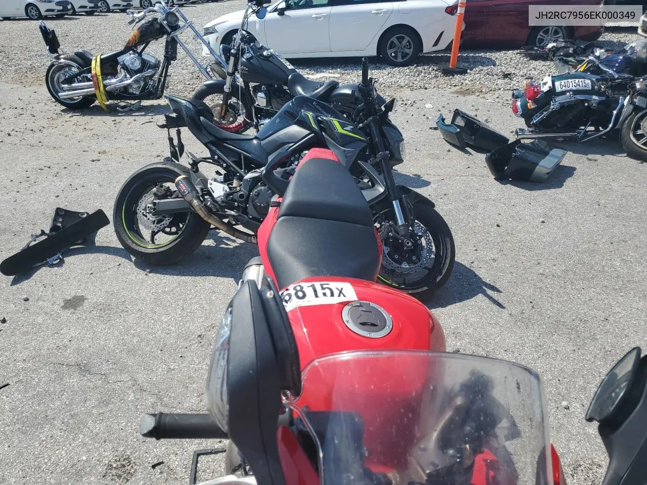 2014 Honda Vfr800 F VIN: JH2RC7956EK000349 Lot: 64216815