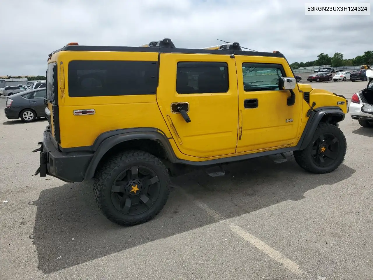 2003 Hummer H2 VIN: 5GRGN23UX3H124324 Lot: 62157615