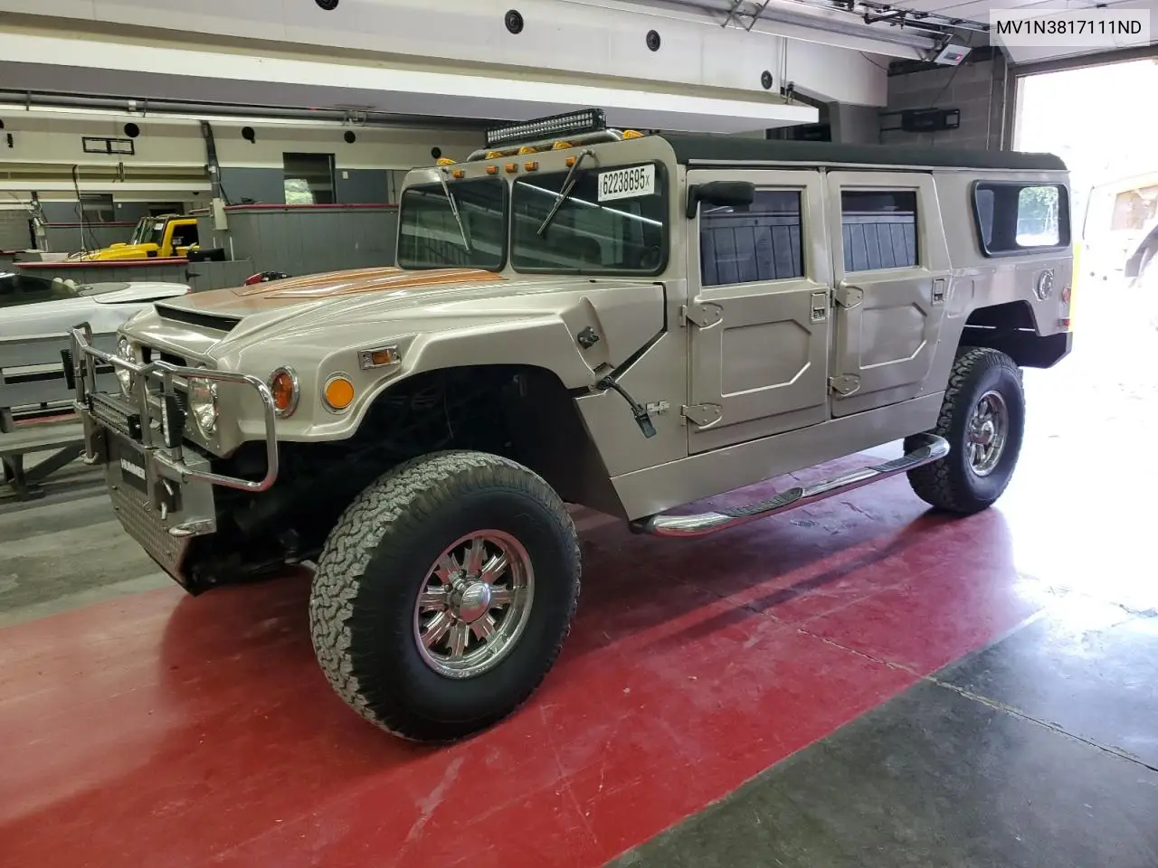 2006 Hummer H1 VIN: MV1N3817111ND Lot: 62238695