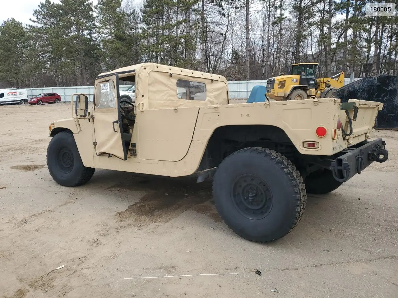 2012 Hummer H1 VIN: 180005 Lot: 52875985