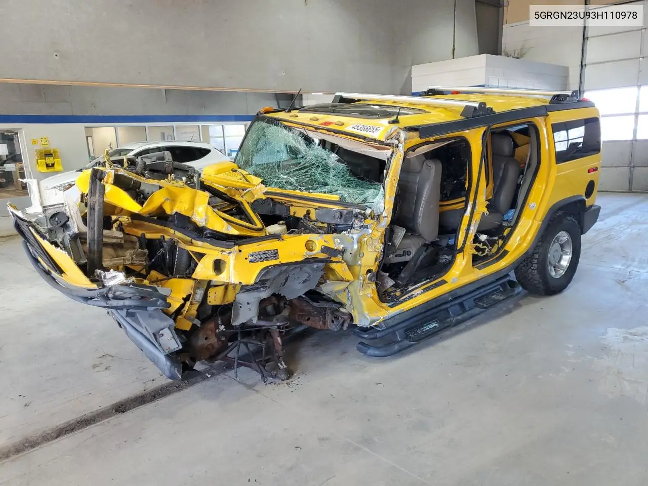 2003 Hummer H2 VIN: 5GRGN23U93H110978 Lot: 45356655