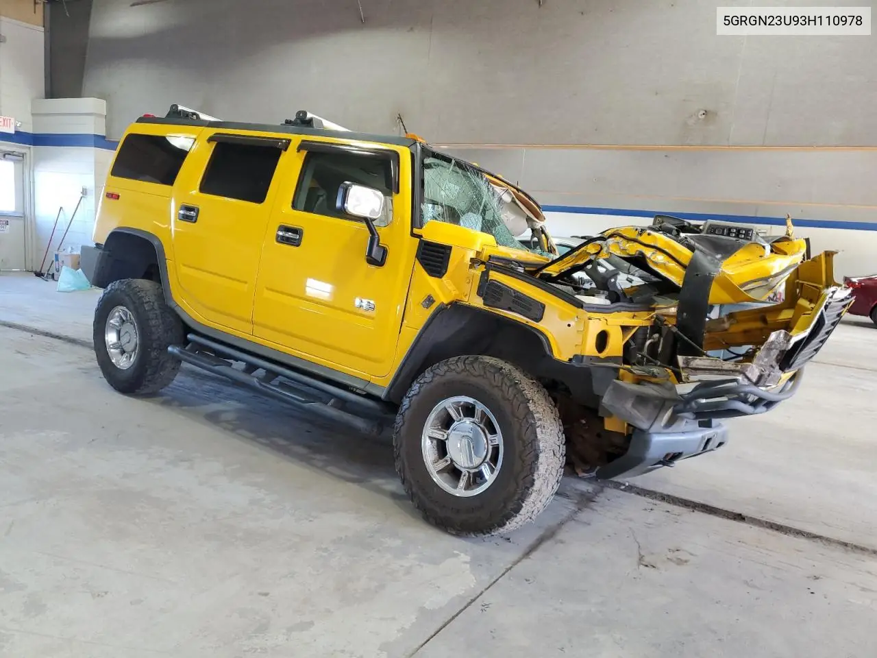 2003 Hummer H2 VIN: 5GRGN23U93H110978 Lot: 45356655