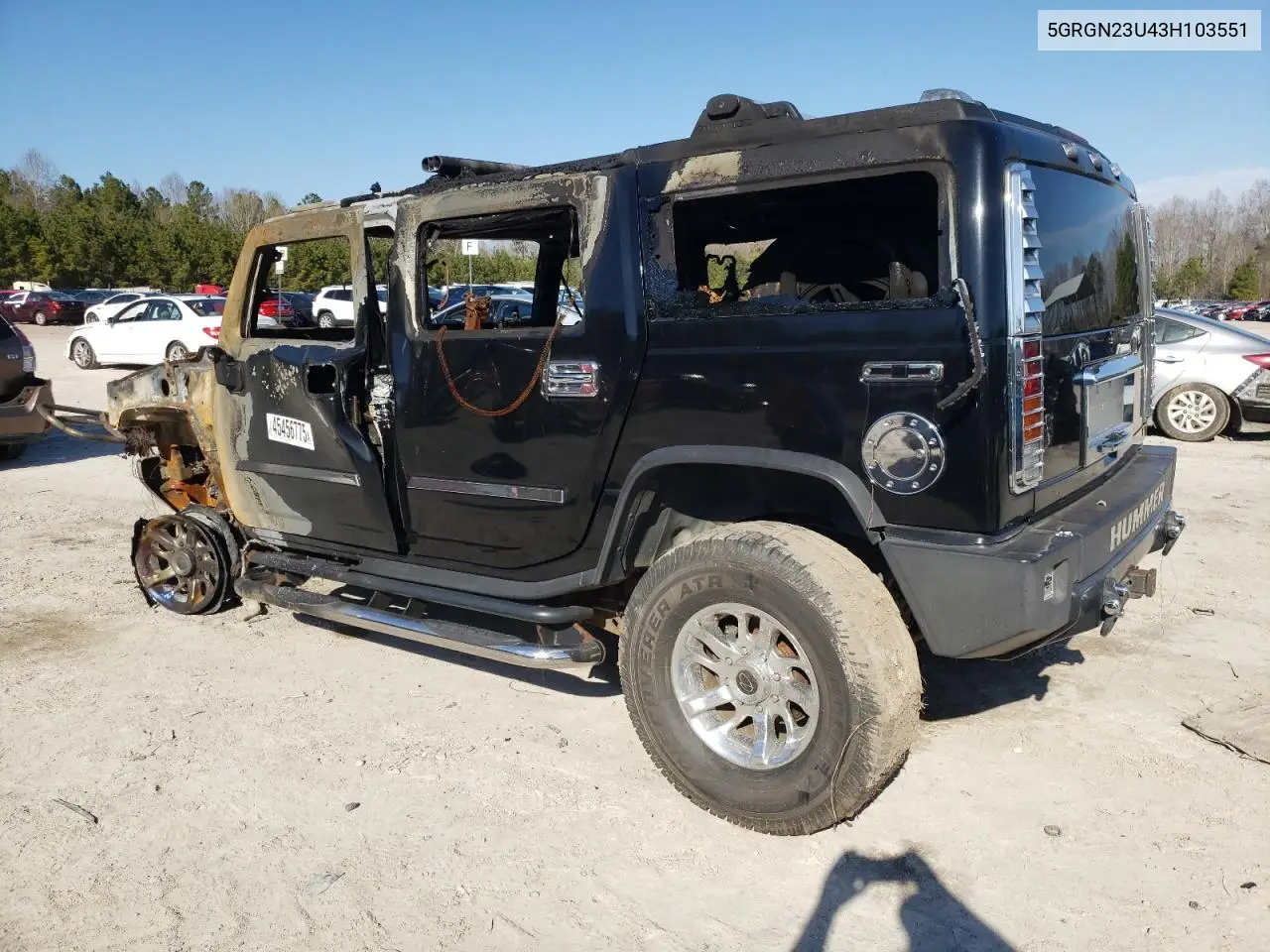 5grgn23u43h103551 5GRGN23U43H103551 2003 Hummer H2