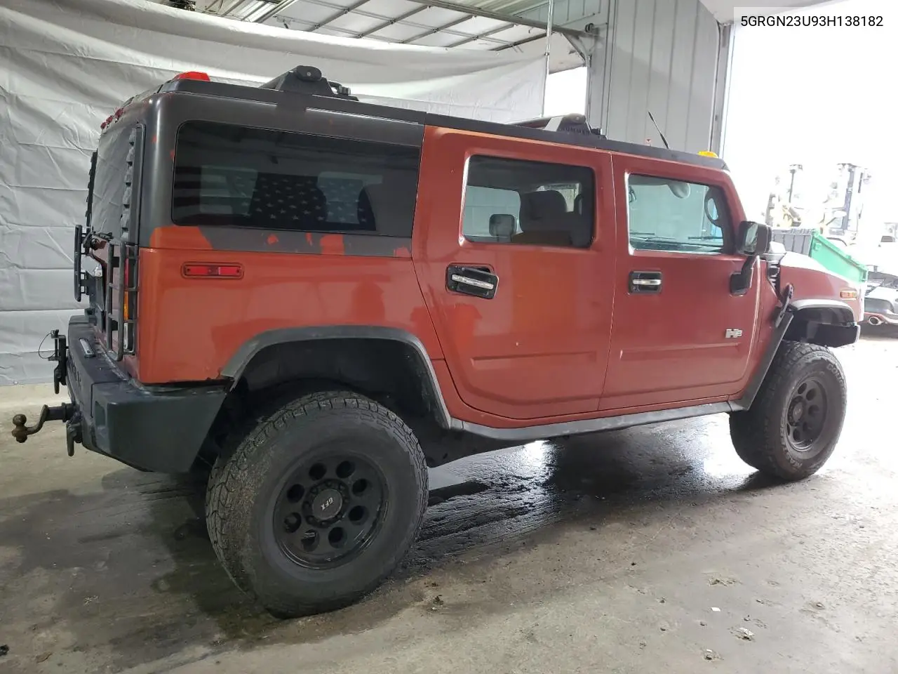 2003 Hummer H2 VIN: 5GRGN23U93H138182 Lot: 51842085