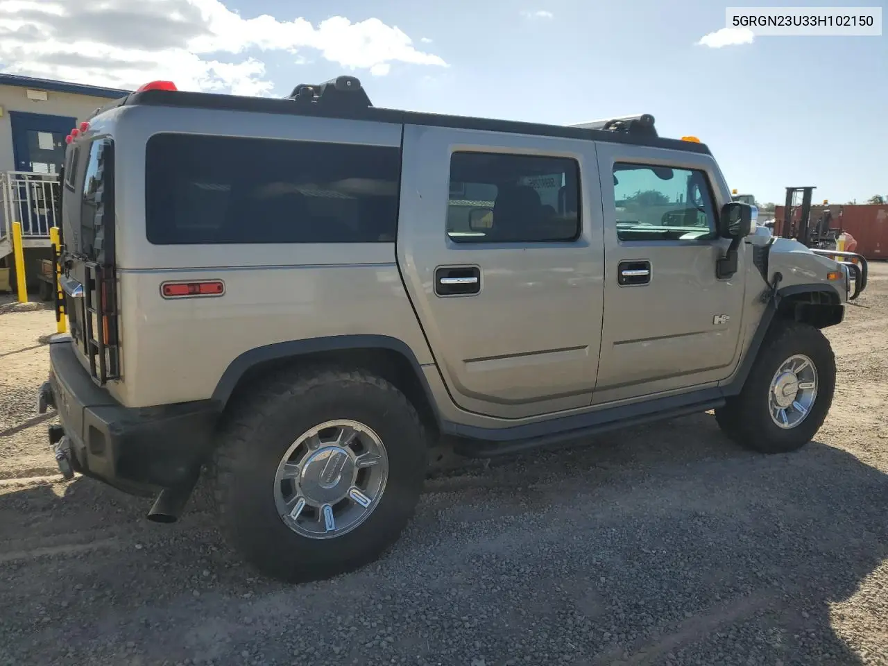 2003 Hummer H2 VIN: 5GRGN23U33H102150 Lot: 56997295