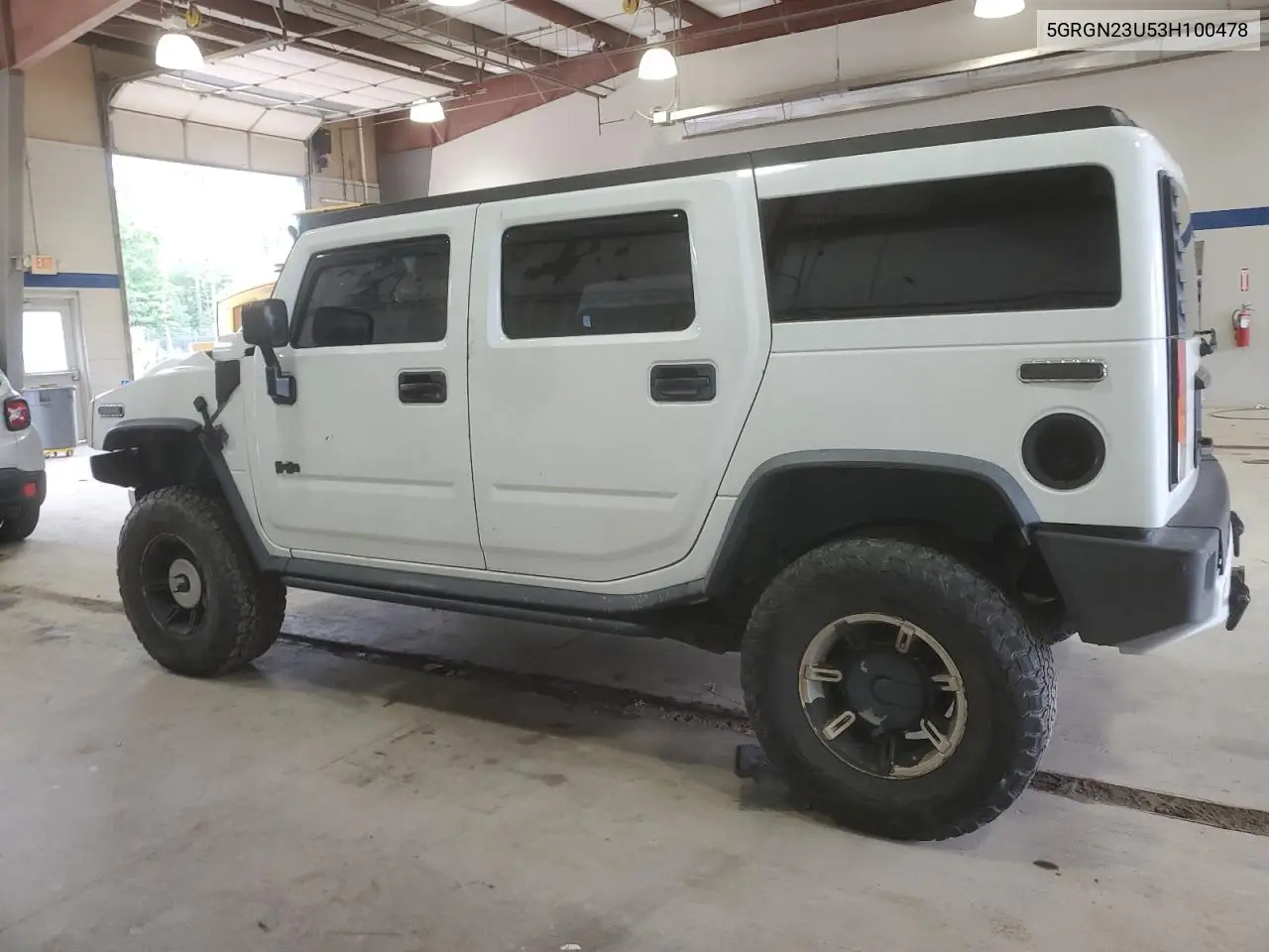 2003 Hummer H2 VIN: 5GRGN23U53H100478 Lot: 59014665