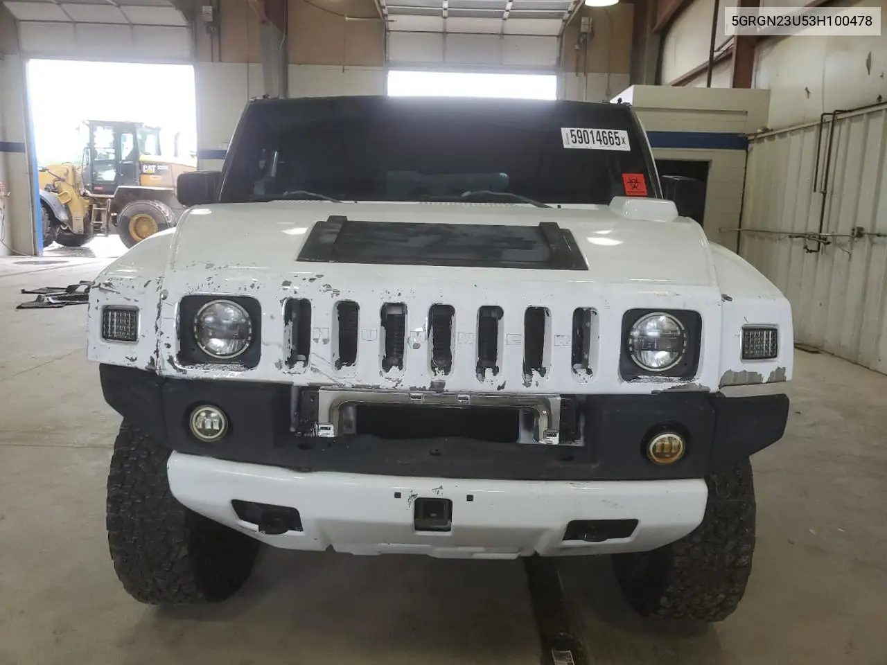 2003 Hummer H2 VIN: 5GRGN23U53H100478 Lot: 59014665