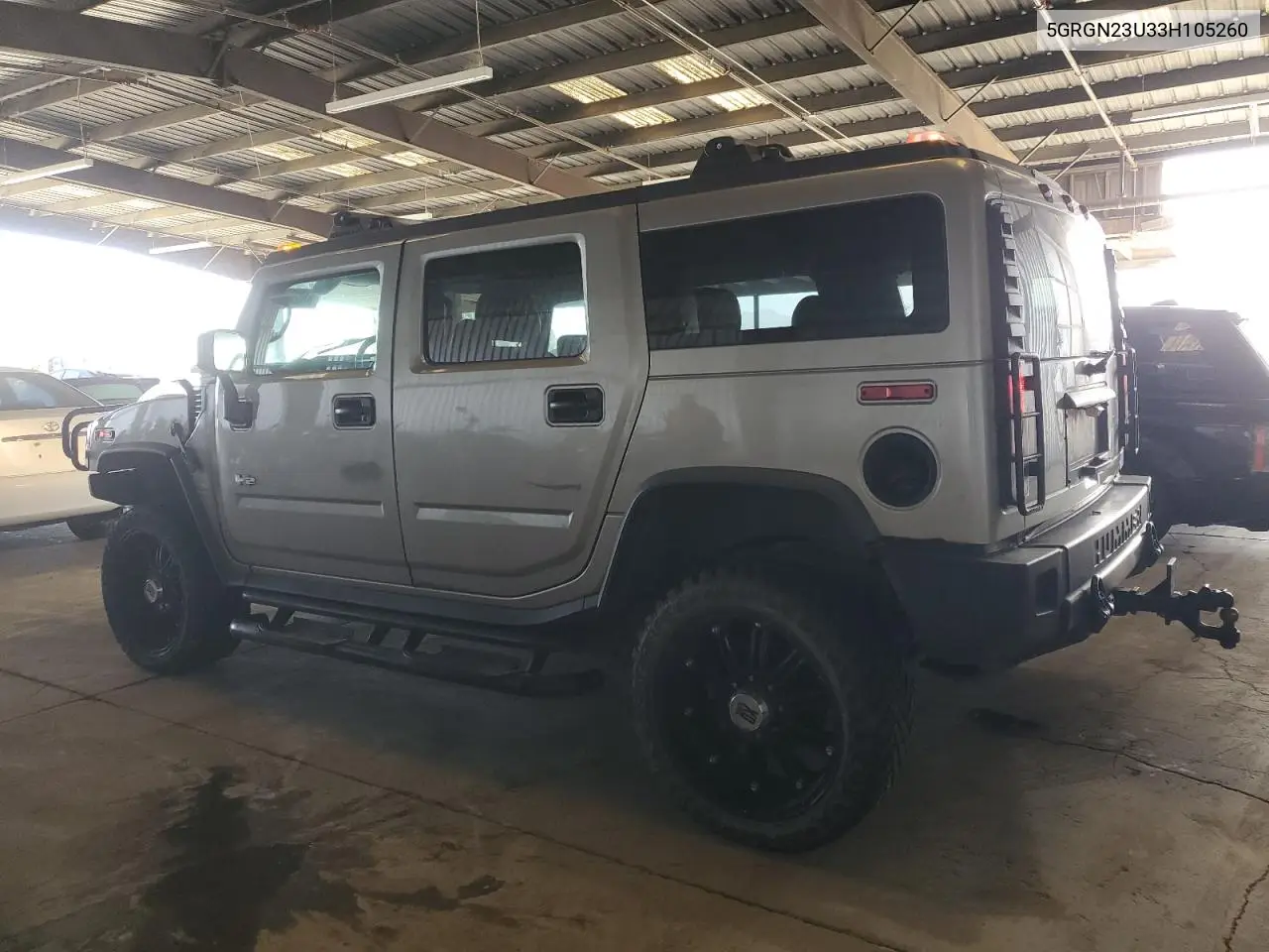 2003 Hummer H2 VIN: 5GRGN23U33H105260 Lot: 61028925