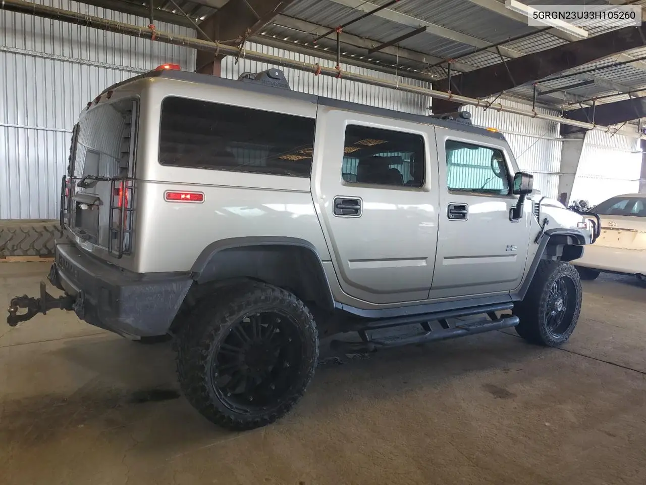 2003 Hummer H2 VIN: 5GRGN23U33H105260 Lot: 61028925