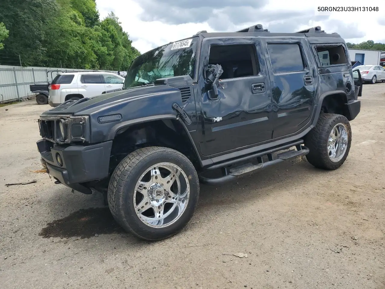 2003 Hummer H2 VIN: 5GRGN23U33H131048 Lot: 61176545