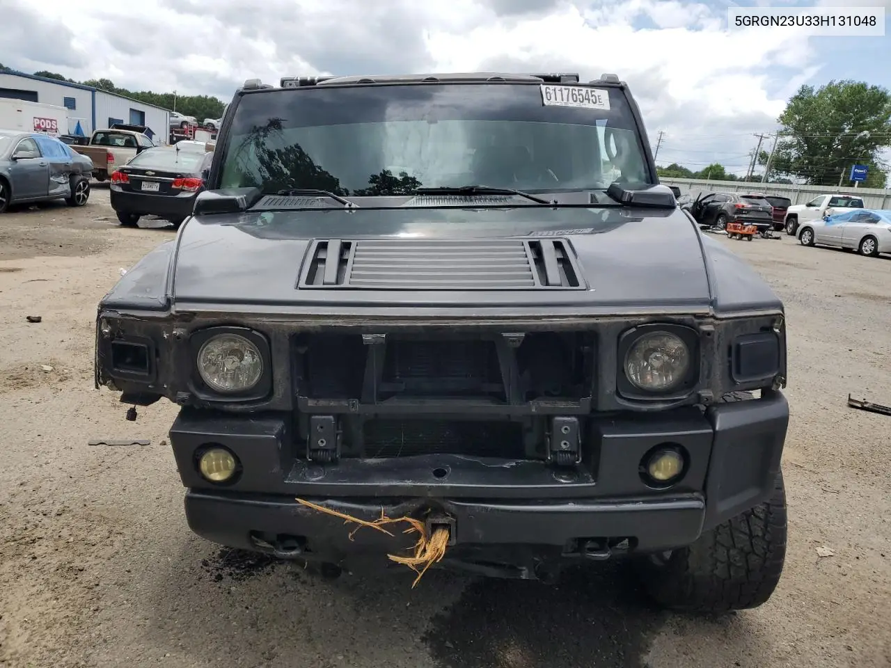 2003 Hummer H2 VIN: 5GRGN23U33H131048 Lot: 61176545