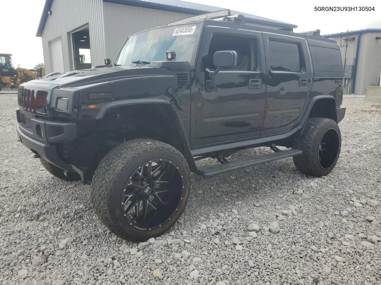 2003 Hummer H2 VIN: 5GRGN23U93H130504 Lot: 62483695
