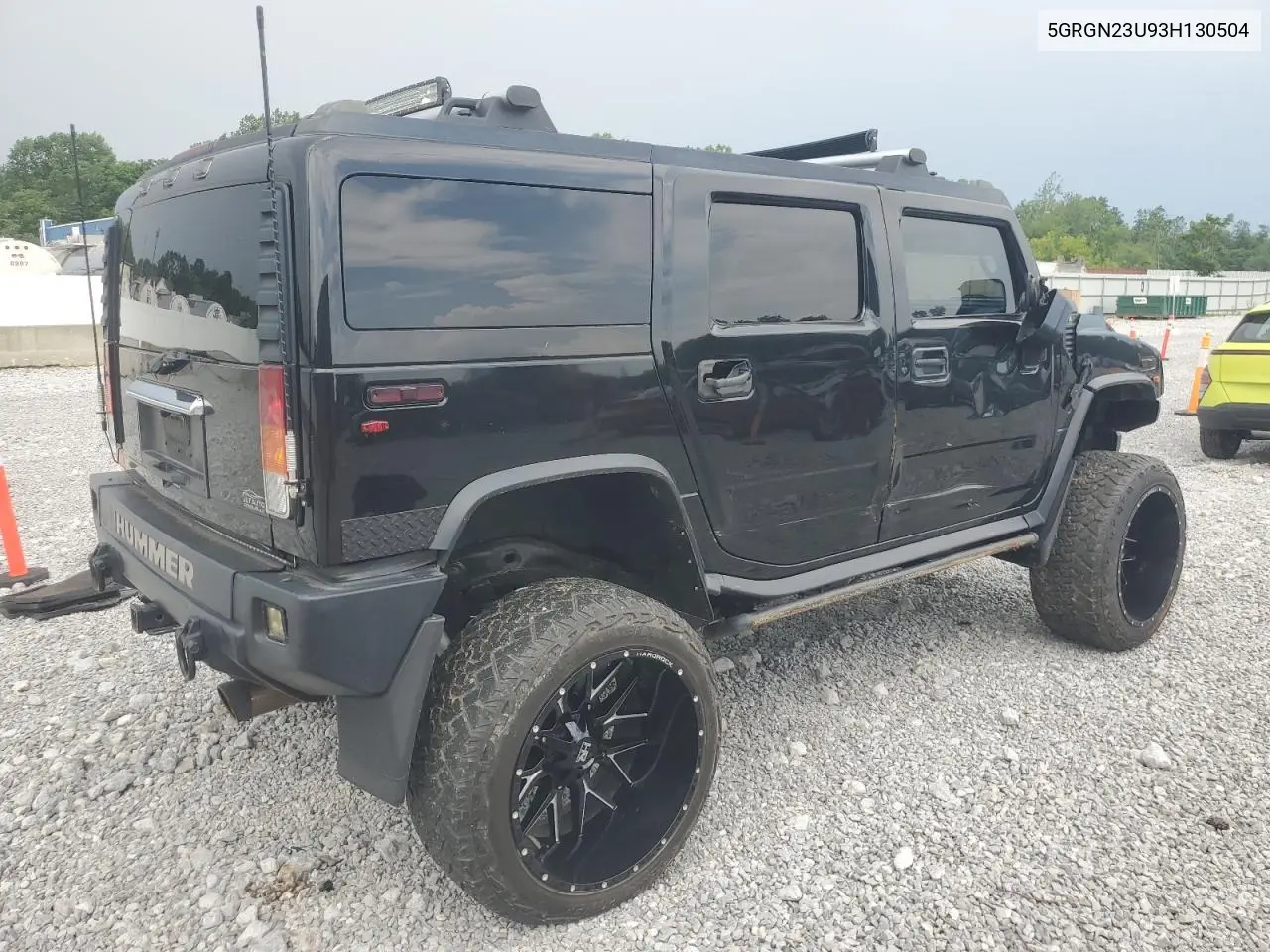 2003 Hummer H2 VIN: 5GRGN23U93H130504 Lot: 62483695