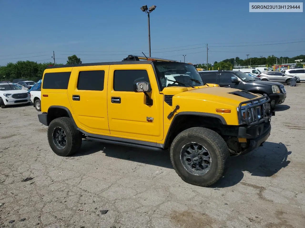2003 Hummer H2 VIN: 5GRGN23U13H129444 Lot: 62484995