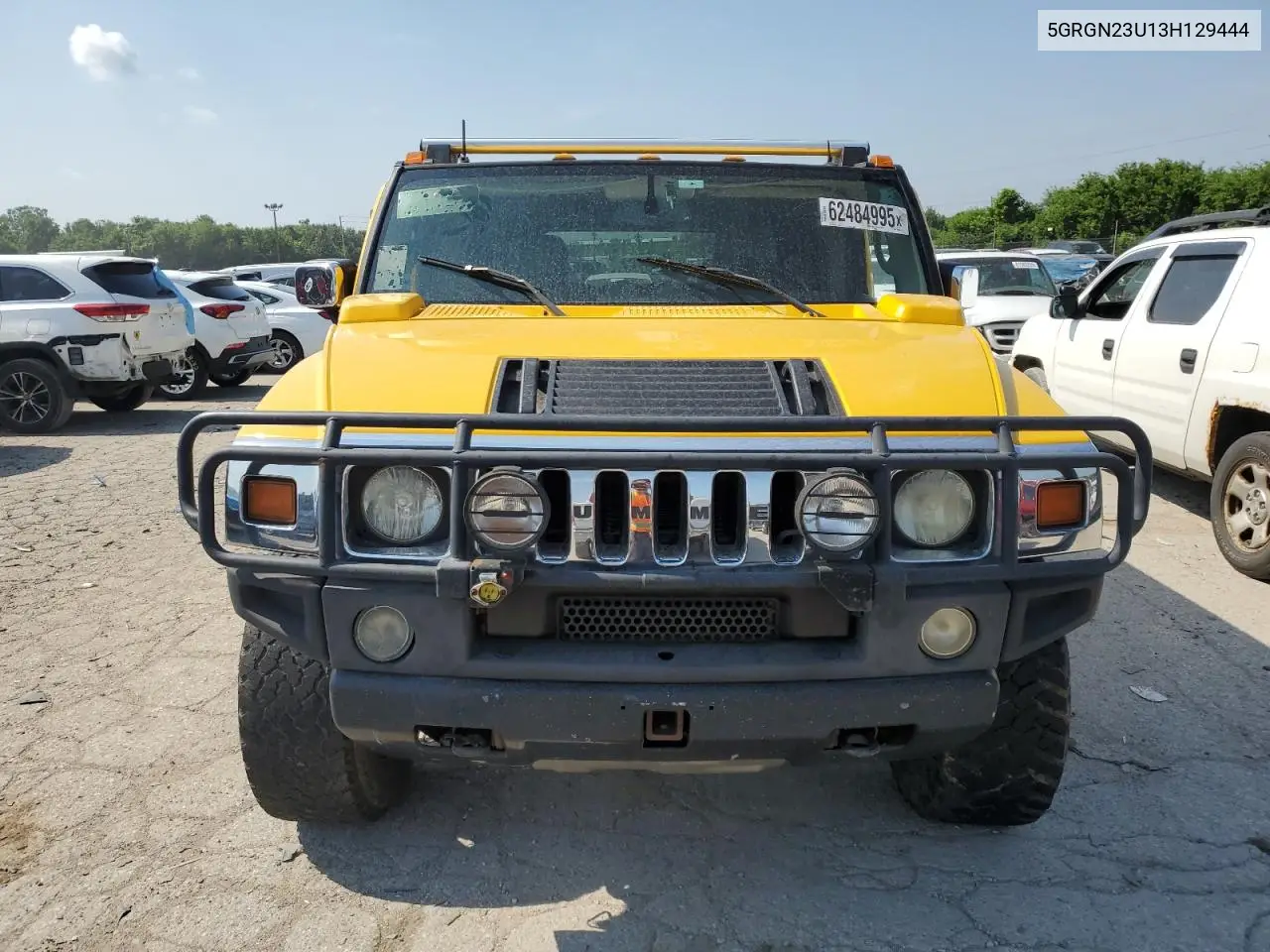 2003 Hummer H2 VIN: 5GRGN23U13H129444 Lot: 62484995