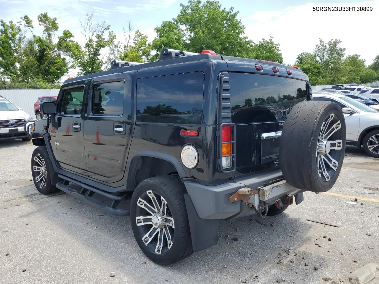 2003 Hummer H2 VIN: 5GRGN23U33H130899 Lot: 62683315