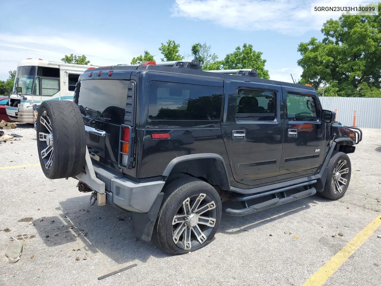 2003 Hummer H2 VIN: 5GRGN23U33H130899 Lot: 62683315