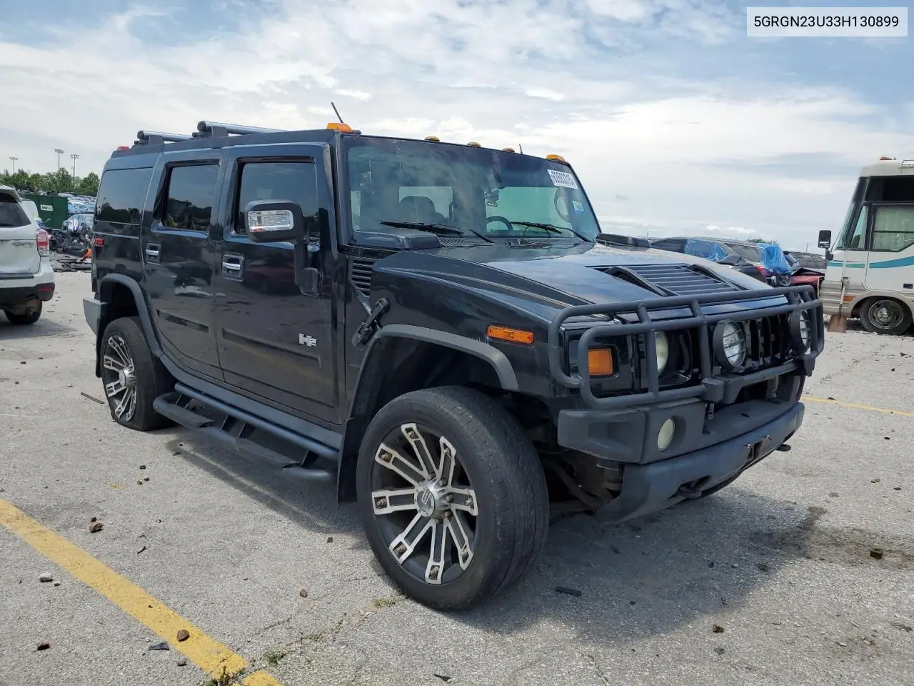 2003 Hummer H2 VIN: 5GRGN23U33H130899 Lot: 62683315