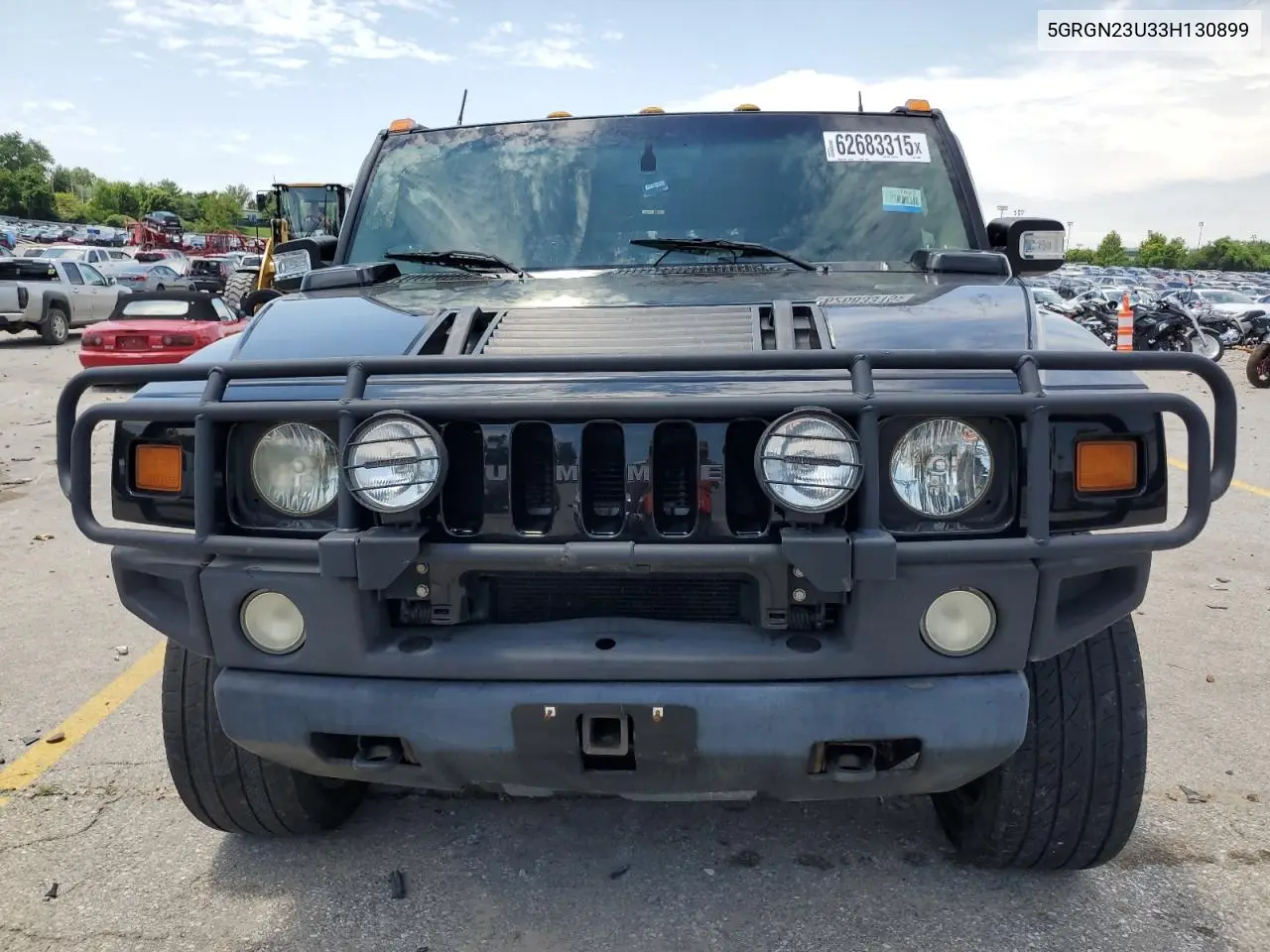 2003 Hummer H2 VIN: 5GRGN23U33H130899 Lot: 62683315