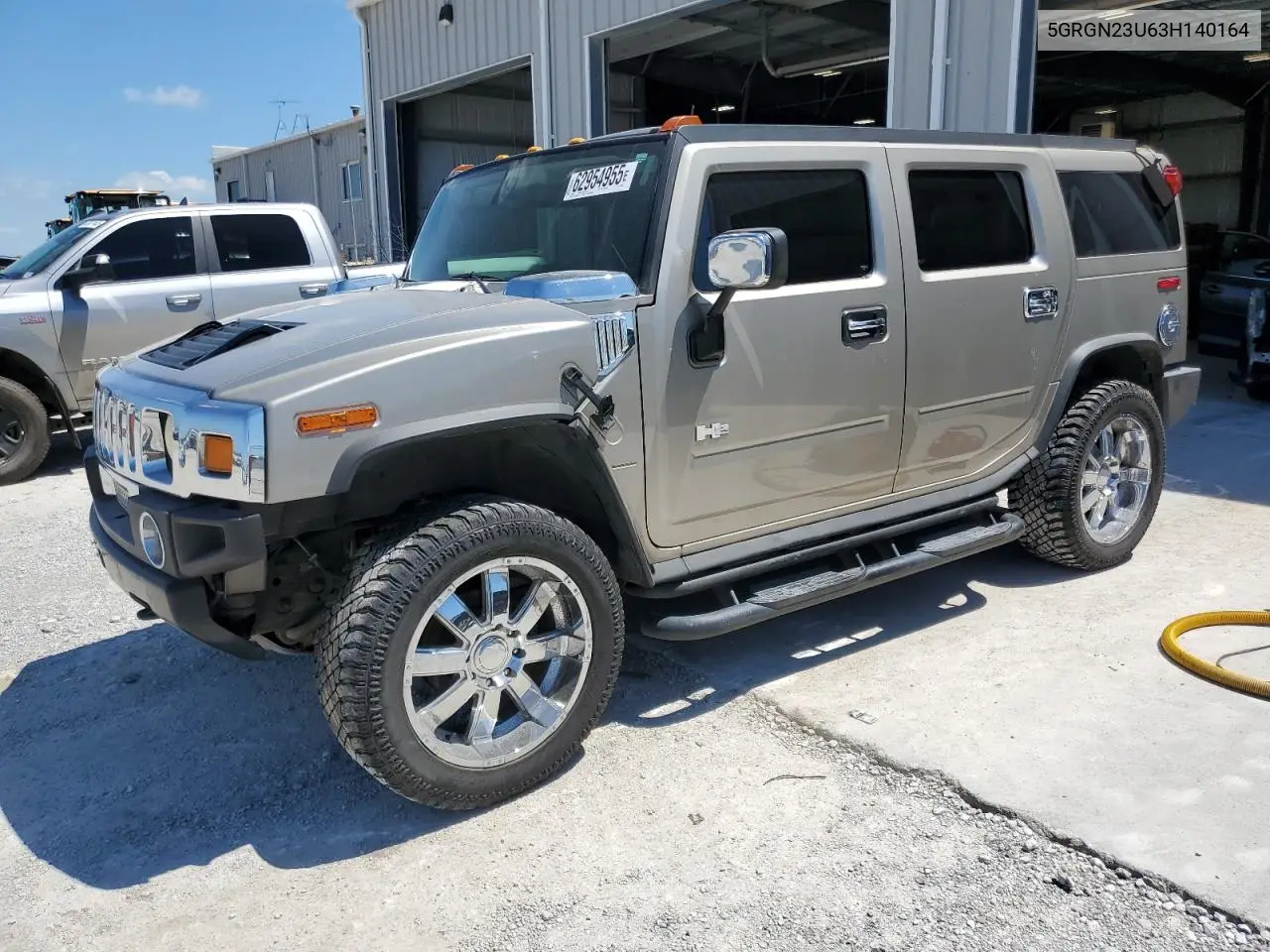 2003 Hummer H2 VIN: 5GRGN23U63H140164 Lot: 62954955