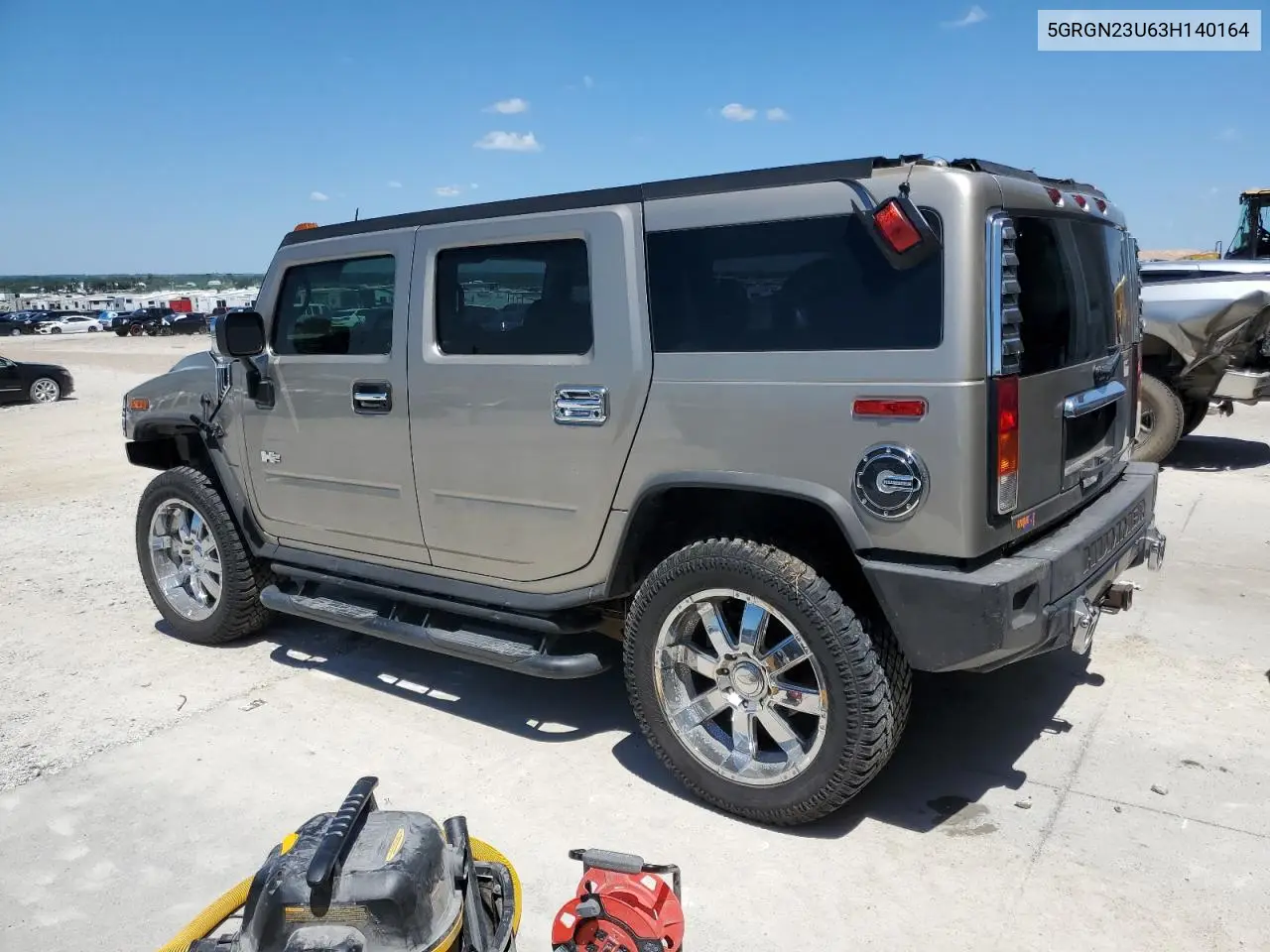 2003 Hummer H2 VIN: 5GRGN23U63H140164 Lot: 62954955