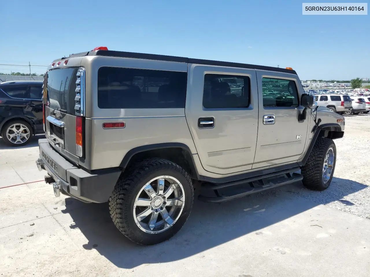 2003 Hummer H2 VIN: 5GRGN23U63H140164 Lot: 62954955