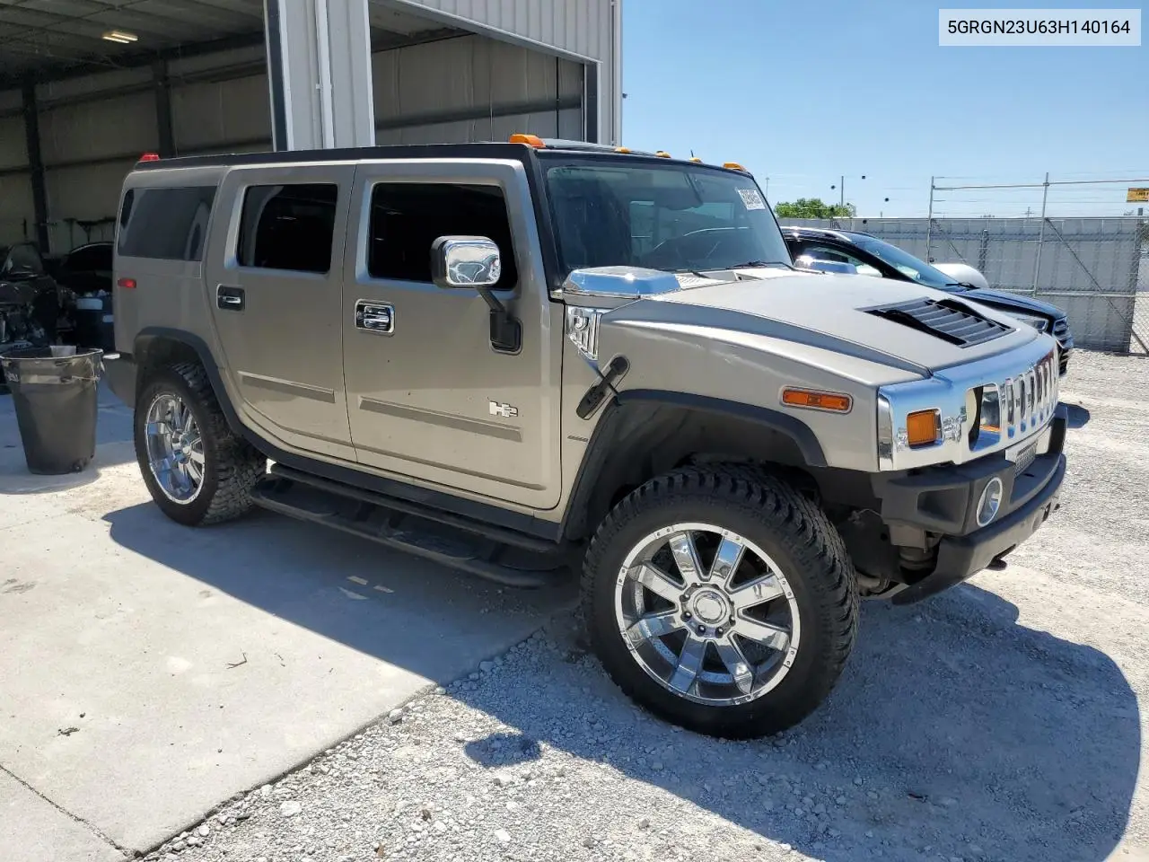 2003 Hummer H2 VIN: 5GRGN23U63H140164 Lot: 62954955