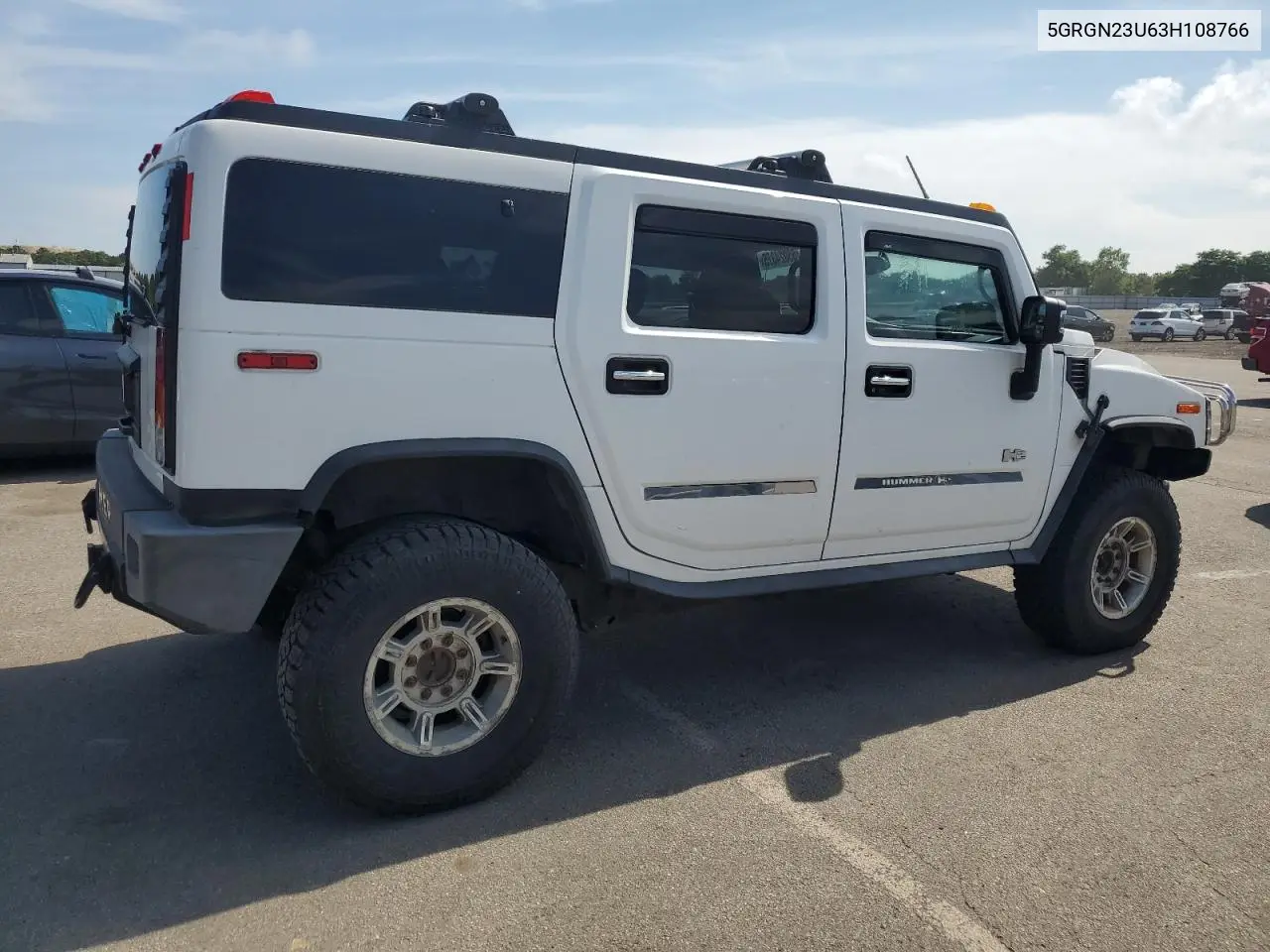 2003 Hummer H2 VIN: 5GRGN23U63H108766 Lot: 65024375