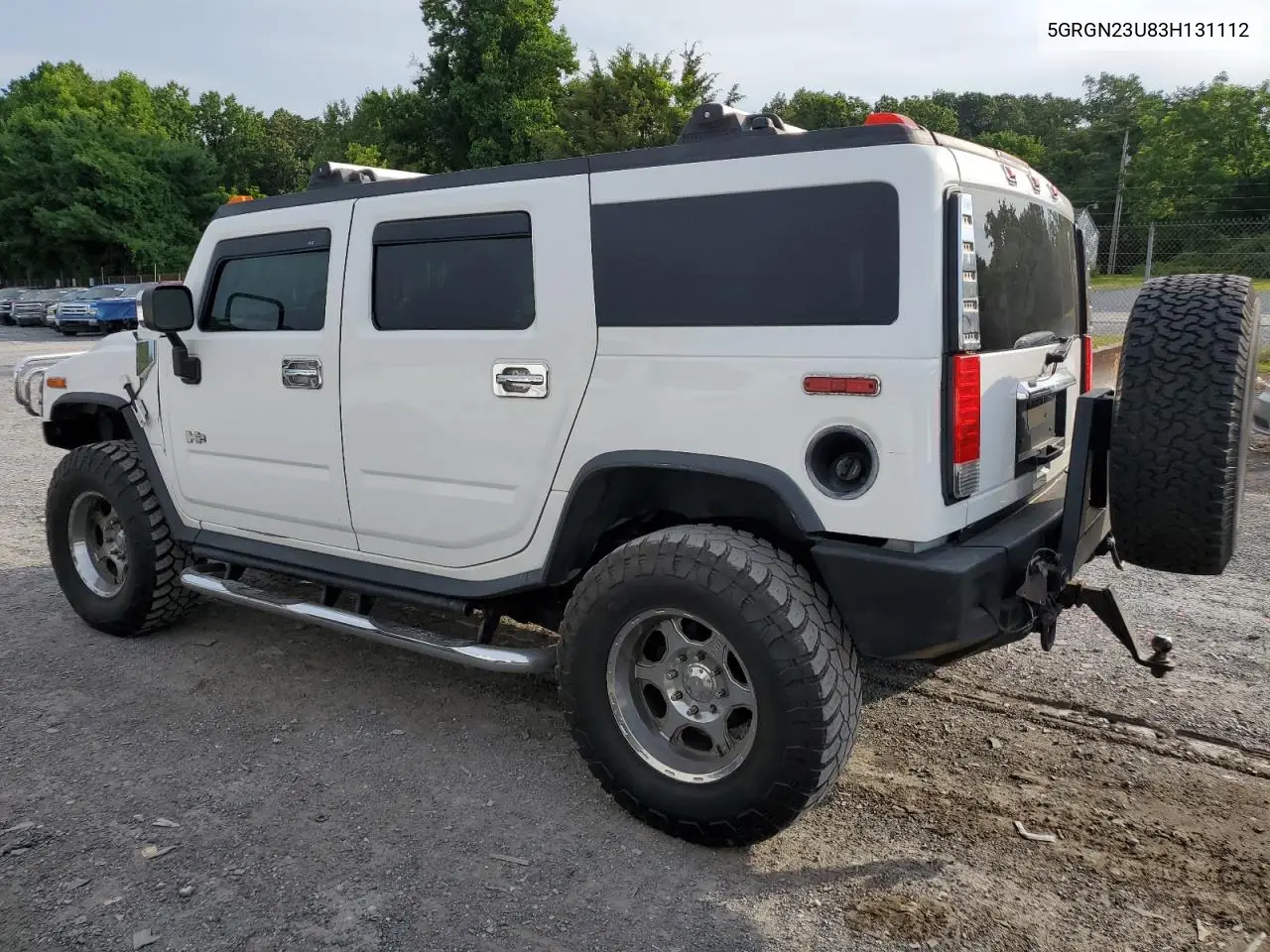 2003 Hummer H2 VIN: 5GRGN23U83H131112 Lot: 65425255
