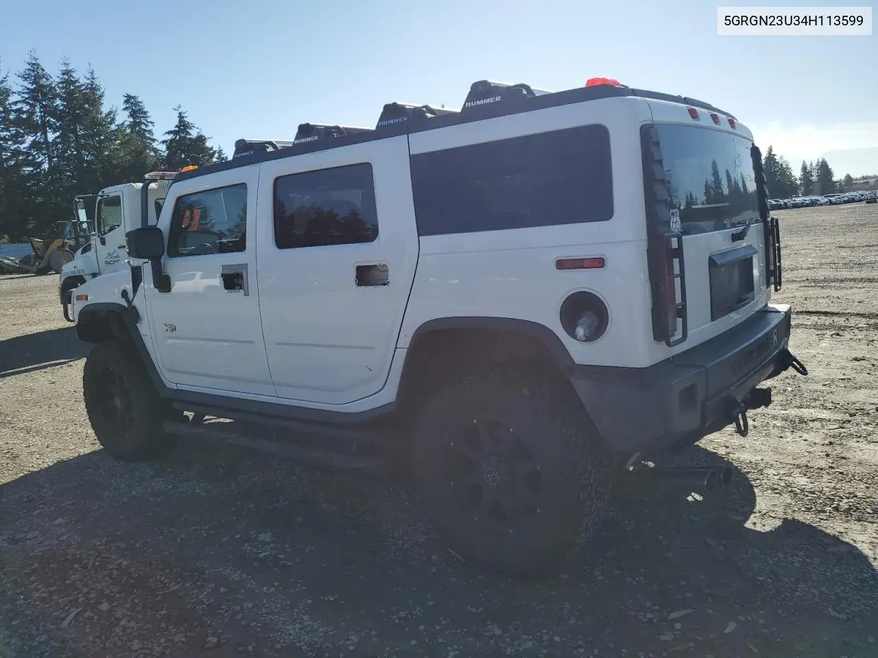 2004 Hummer H2 VIN: 5GRGN23U34H113599 Lot: 47187165