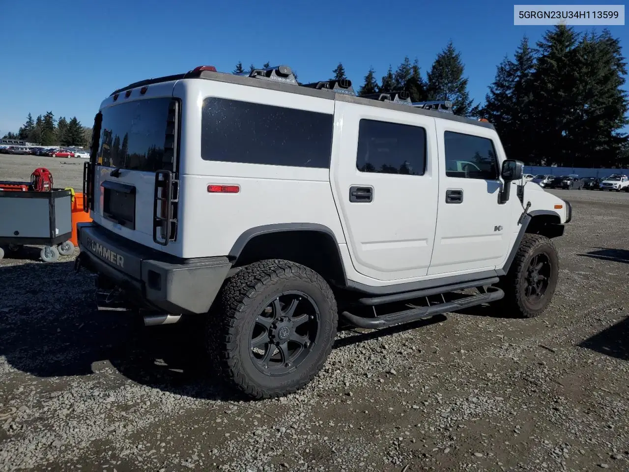 2004 Hummer H2 VIN: 5GRGN23U34H113599 Lot: 47187165
