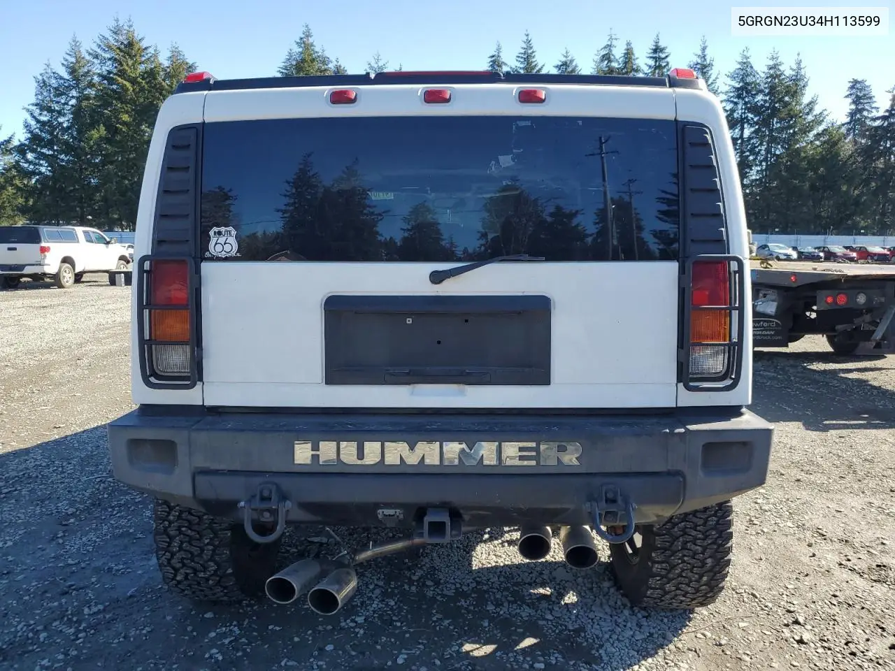 2004 Hummer H2 VIN: 5GRGN23U34H113599 Lot: 47187165