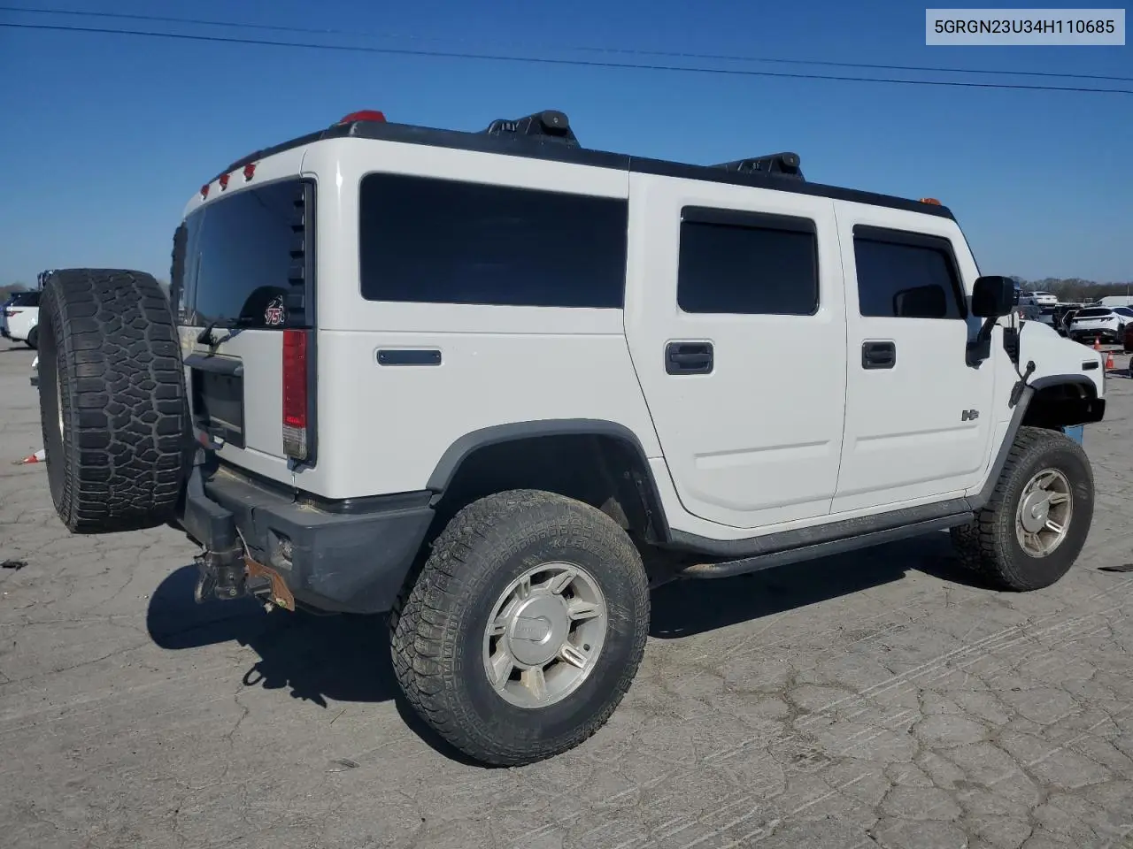 2004 Hummer H2 VIN: 5GRGN23U34H110685 Lot: 50430135