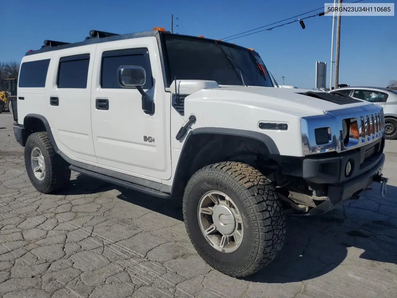 2004 Hummer H2 VIN: 5GRGN23U34H110685 Lot: 50430135