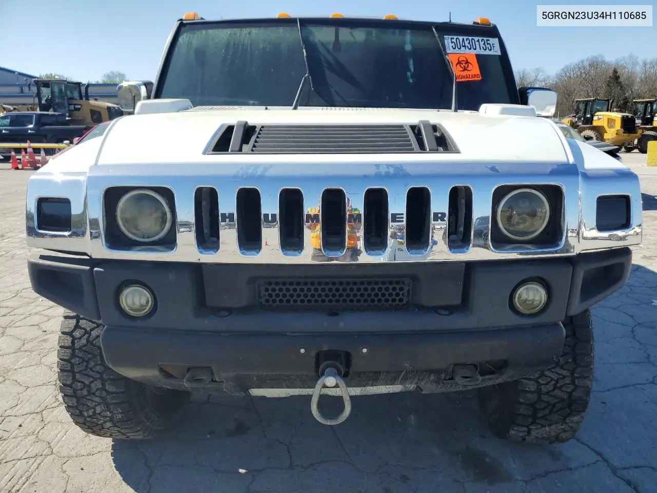 2004 Hummer H2 VIN: 5GRGN23U34H110685 Lot: 50430135
