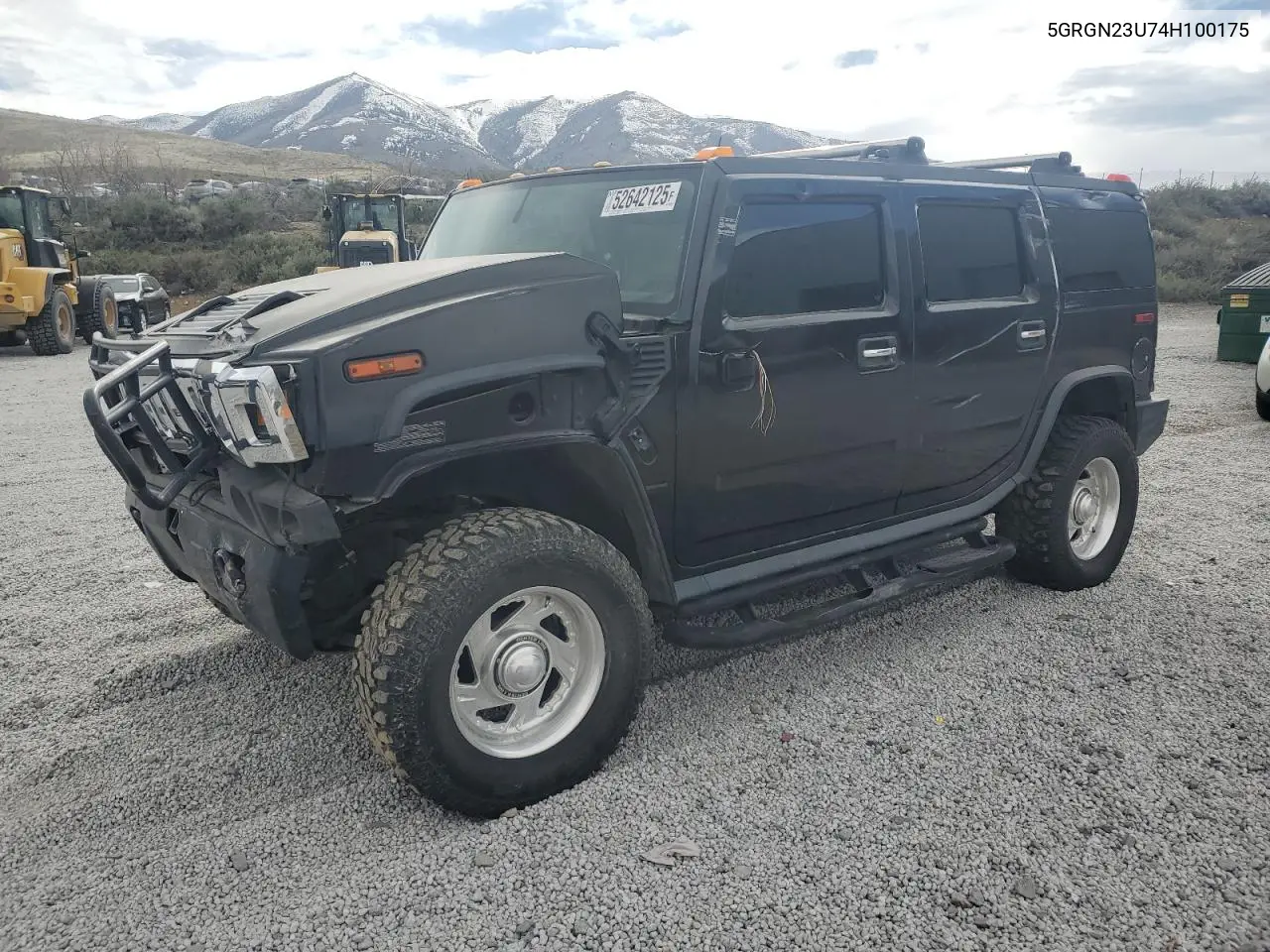 2004 Hummer H2 VIN: 5GRGN23U74H100175 Lot: 52642125
