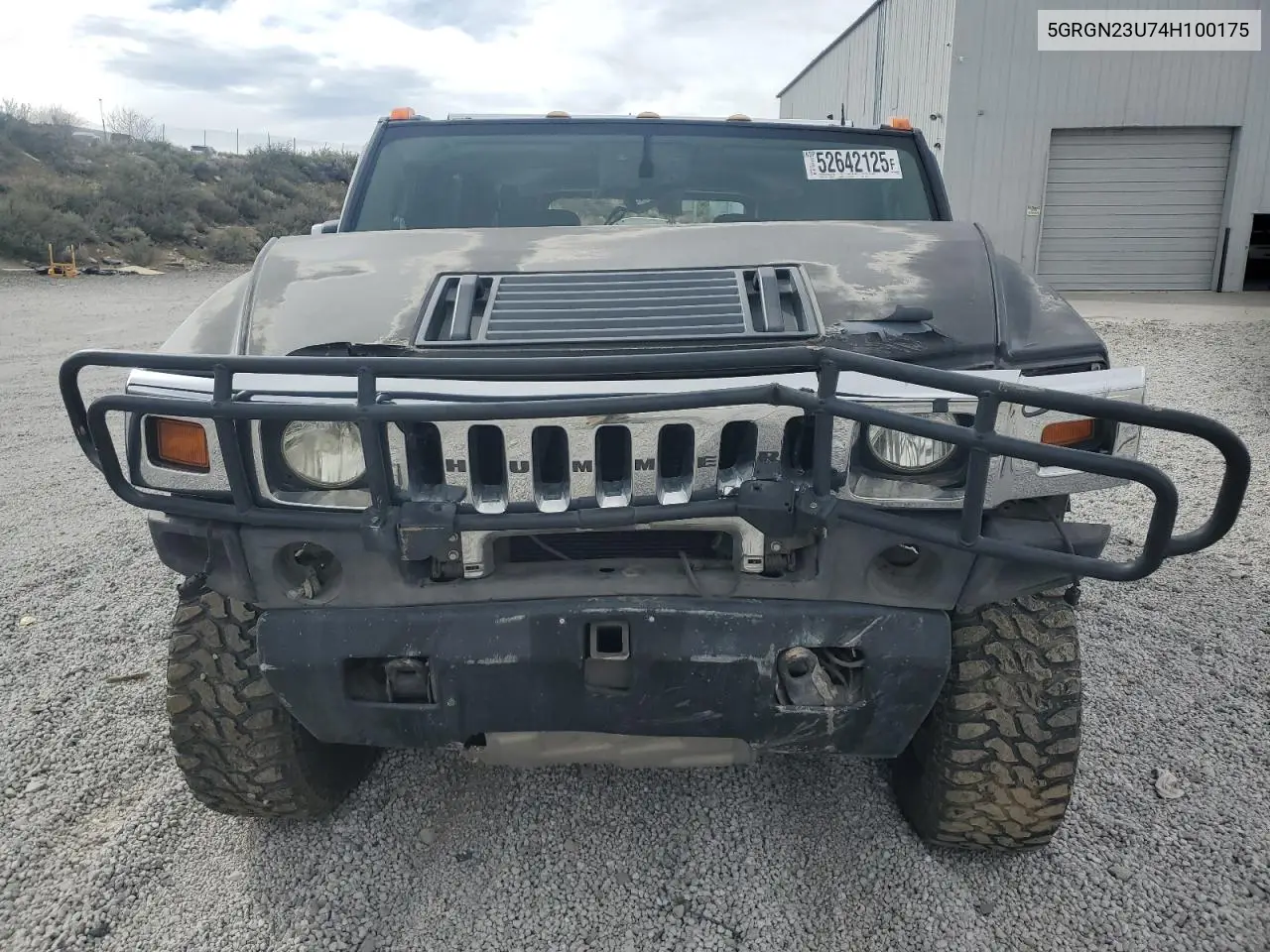 2004 Hummer H2 VIN: 5GRGN23U74H100175 Lot: 52642125