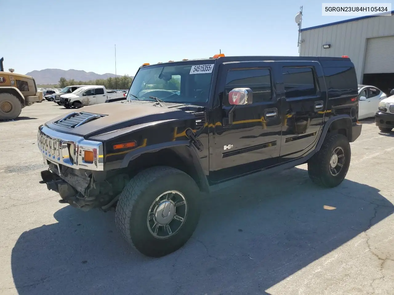 2004 Hummer H2 VIN: 5GRGN23U84H105434 Lot: 54515355