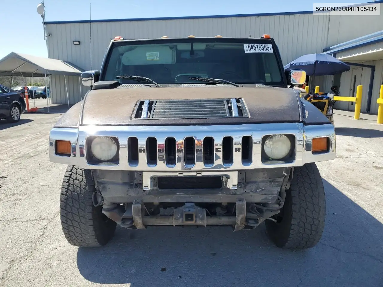 2004 Hummer H2 VIN: 5GRGN23U84H105434 Lot: 54515355