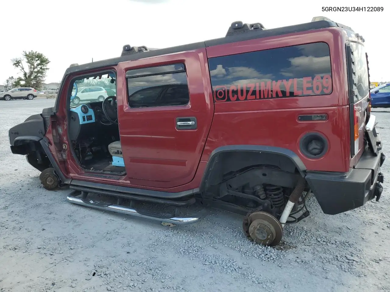 2004 Hummer H2 VIN: 5GRGN23U34H122089 Lot: 60046215