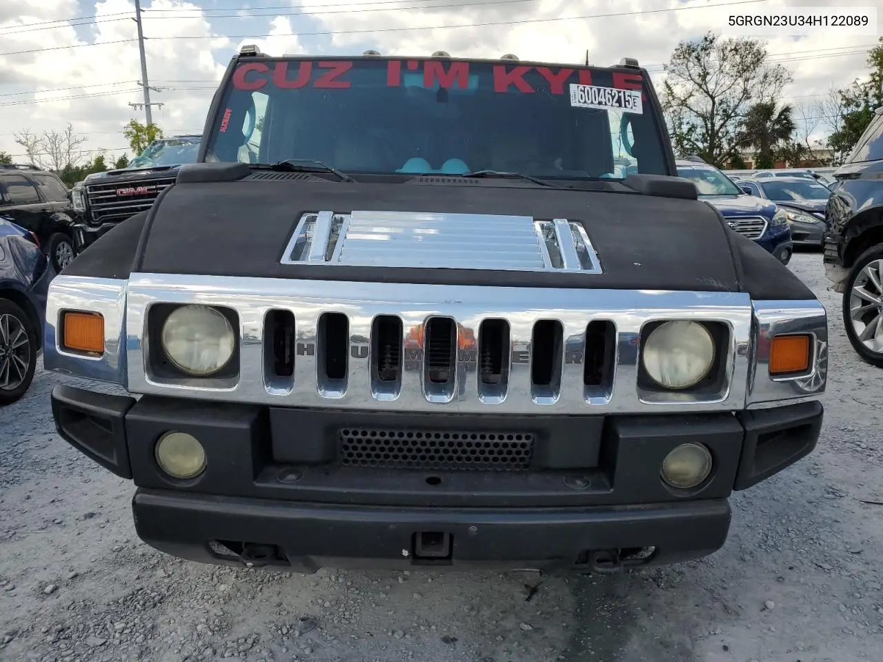 2004 Hummer H2 VIN: 5GRGN23U34H122089 Lot: 60046215