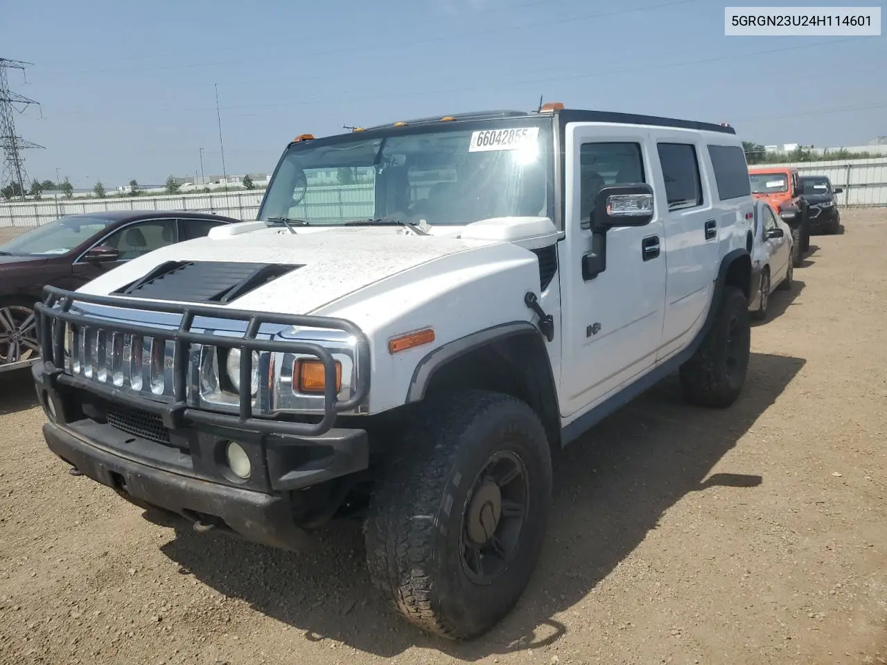 2004 Hummer H2 VIN: 5GRGN23U24H114601 Lot: 66042855