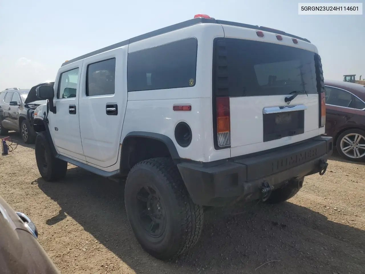 2004 Hummer H2 VIN: 5GRGN23U24H114601 Lot: 66042855