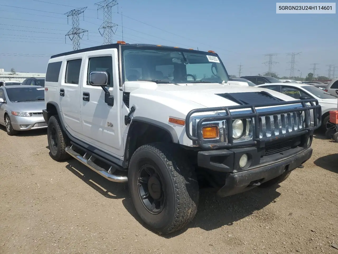 2004 Hummer H2 VIN: 5GRGN23U24H114601 Lot: 66042855