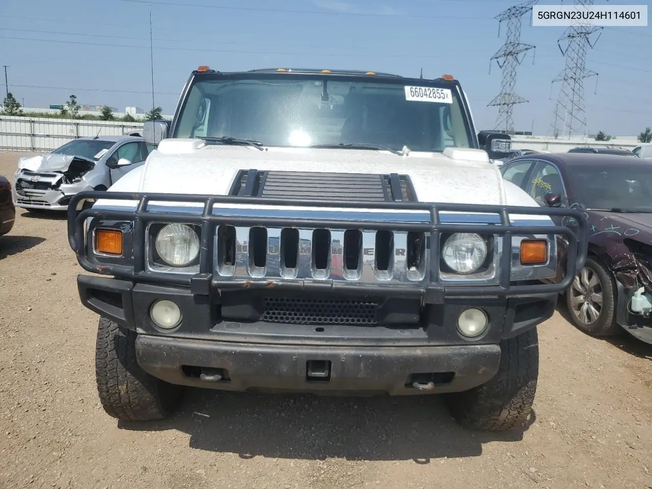 2004 Hummer H2 VIN: 5GRGN23U24H114601 Lot: 66042855